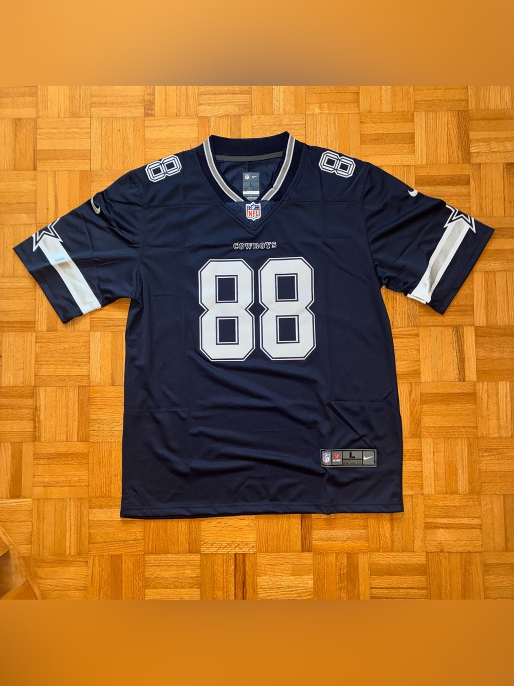CeeDee Lamb Navy Dallas Cowboys Game Jersey